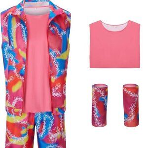 Diona Kid Child Boys Jogging Running Costume Cosplay Sports Skating Outfit (140)